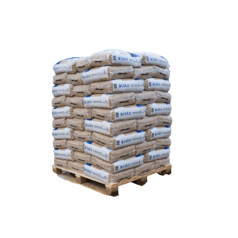 Palette de Granulés de Bois ISKO – 1050 kg (70 sacs de 15 kg)