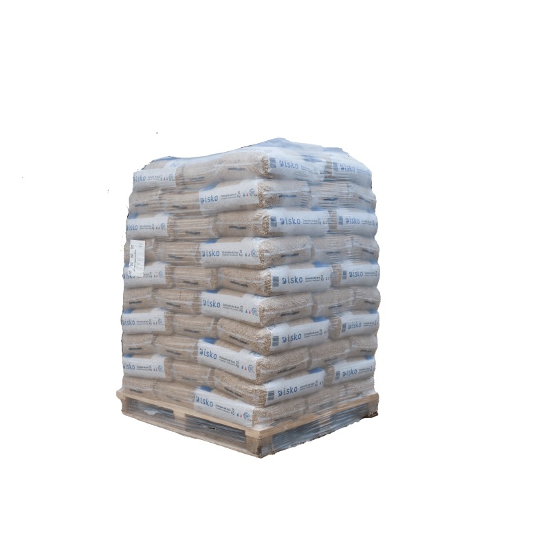 Palette de Granulés de Bois ISKO – 1050 kg (70 sacs de 15 kg) – Image 4